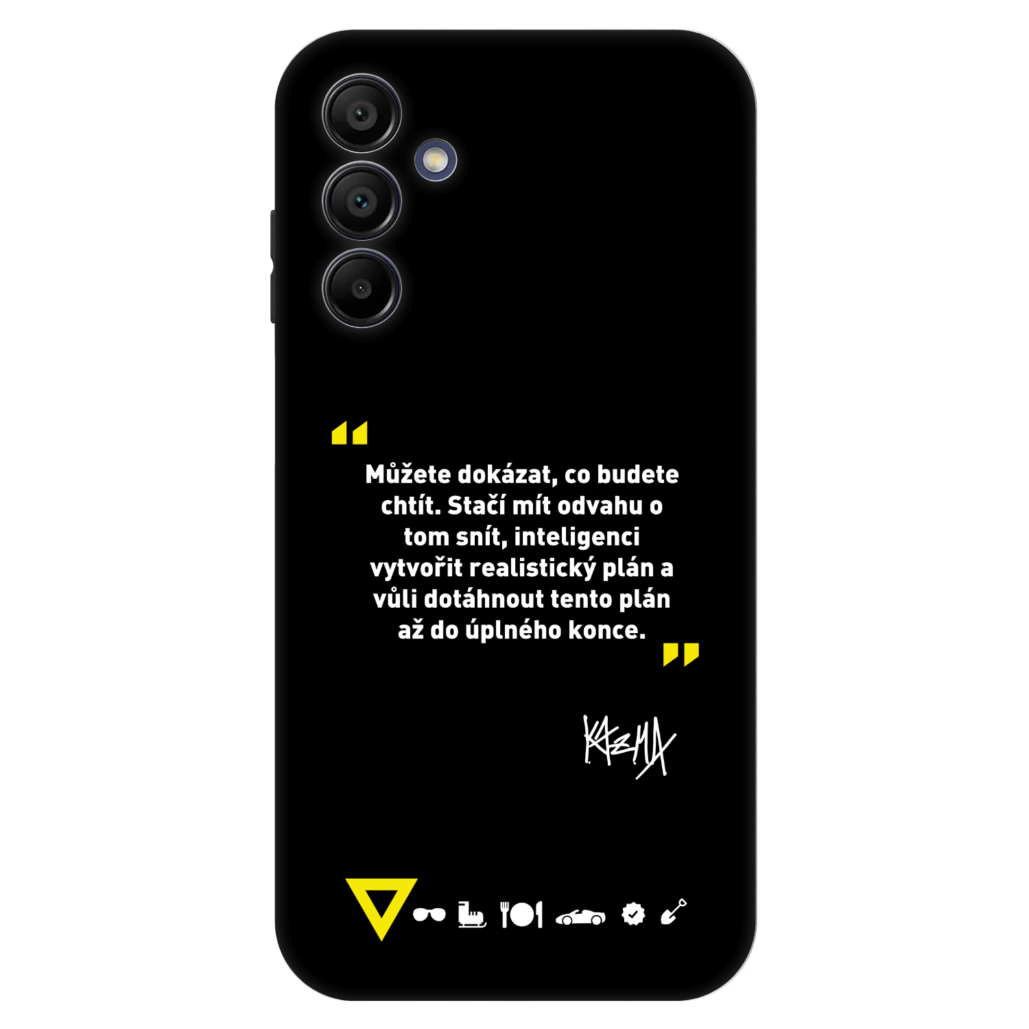 Picasee Fashion Case pro Samsung Galaxy A15 A155F 4G - Kazma - MŮŽETE DOKÁZAT, CO BUDETE CHTÍT