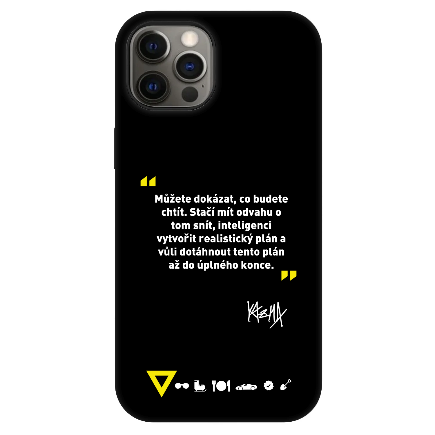 Picasee Fashion Case MagSafe Apple iPhone 12 - Kazma - MŮŽETE DOKÁZAT, CO BUDETE CHTÍT