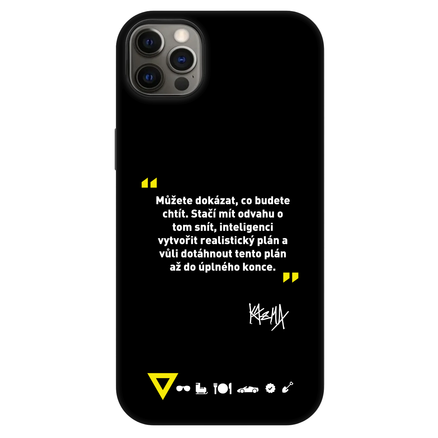 Picasee Fashion Case MagSafe Apple iPhone 12 Pro Max - Kazma - MŮŽETE DOKÁZAT, CO BUDETE CHTÍT