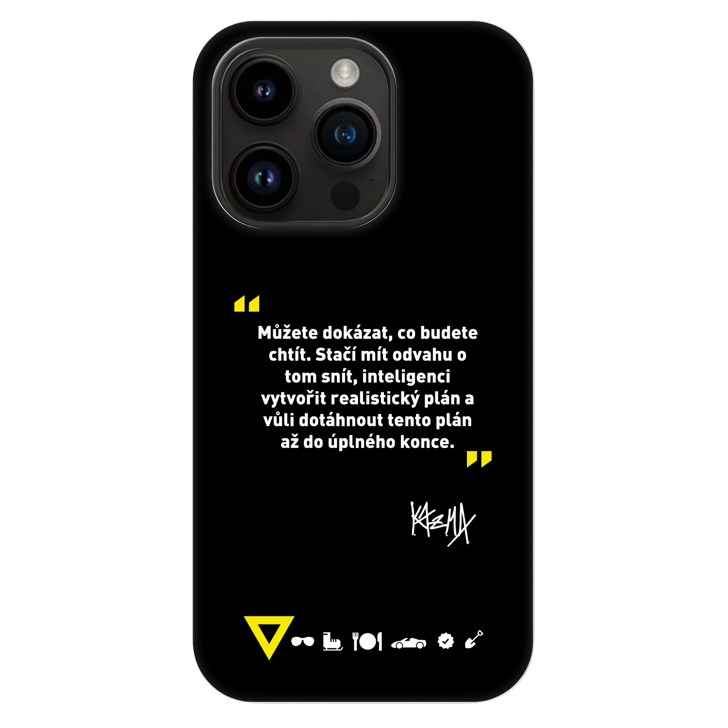 Picasee Fashion Case MagSafe Apple iPhone 14 Pro - Kazma - MŮŽETE DOKÁZAT, CO BUDETE CHTÍT