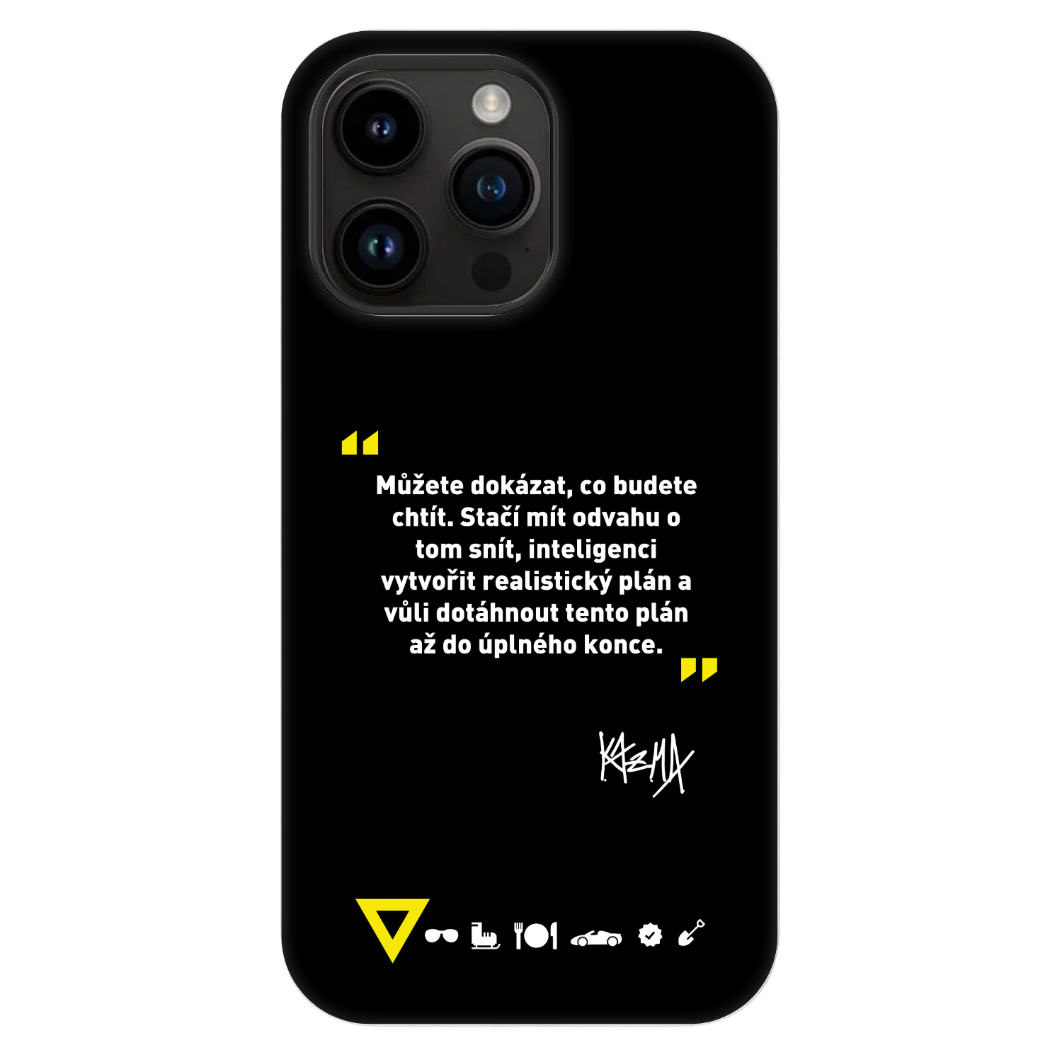 Picasee Fashion Case MagSafe Apple iPhone 14 Pro Max - Kazma - MŮŽETE DOKÁZAT, CO BUDETE CHTÍT