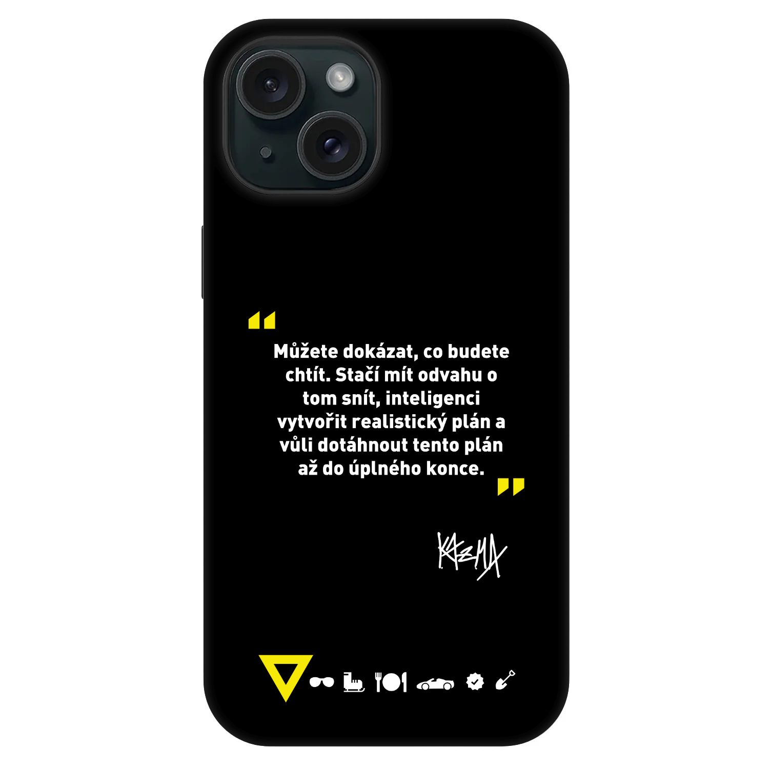 Picasee Fashion Case MagSafe Apple iPhone 15 - Kazma - MŮŽETE DOKÁZAT, CO BUDETE CHTÍT