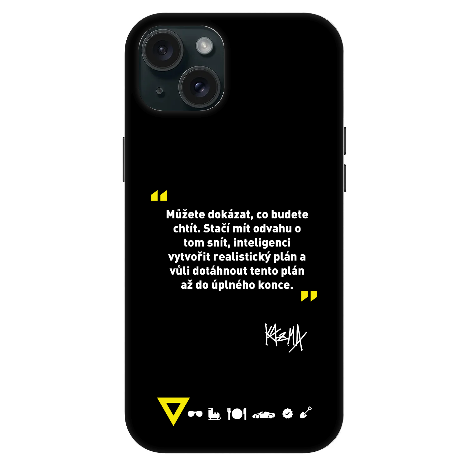 Picasee Fashion Case MagSafe Apple iPhone 15 Plus - Kazma - MŮŽETE DOKÁZAT, CO BUDETE CHTÍT