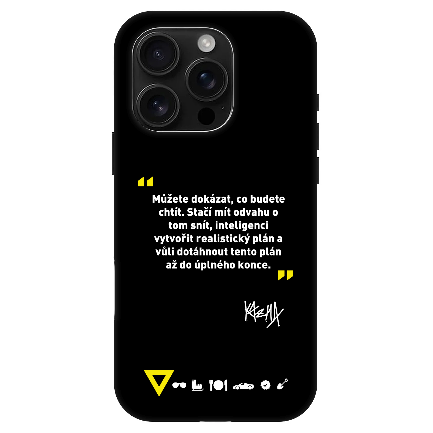 Picasee Fashion Case MagSafe Apple iPhone 16 Pro - Kazma - MŮŽETE DOKÁZAT, CO BUDETE CHTÍT