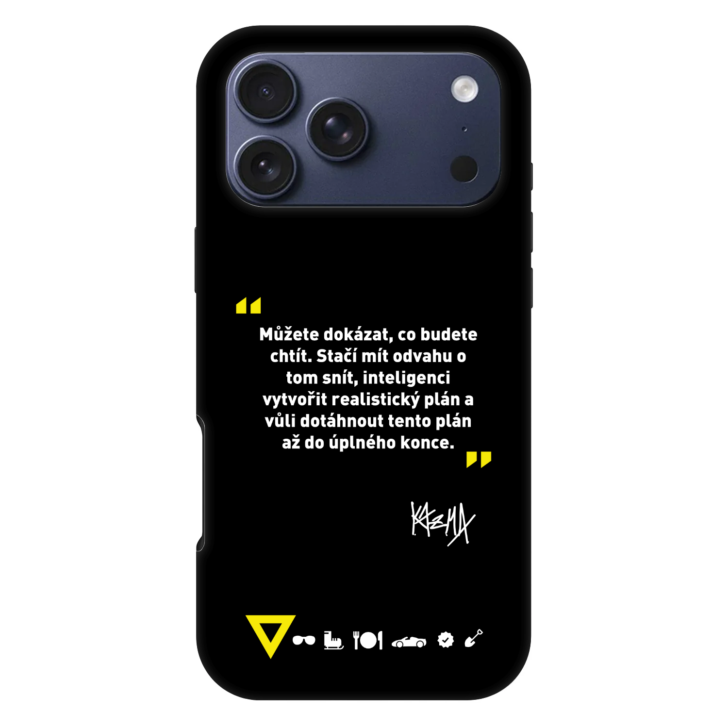 Picasee Fashion Case MagSafe Apple iPhone 17 Pro Max - Kazma - MŮŽETE DOKÁZAT, CO BUDETE CHTÍT