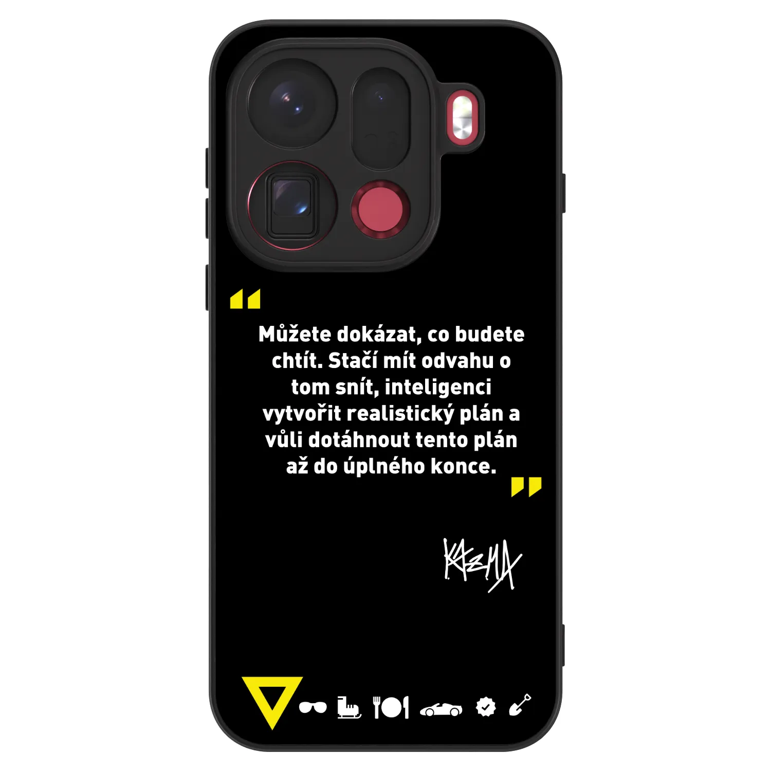 Picasee ULTIMATE CASE pro OPPO Find X9 Pro - Kazma - MŮŽETE DOKÁZAT, CO BUDETE CHTÍT