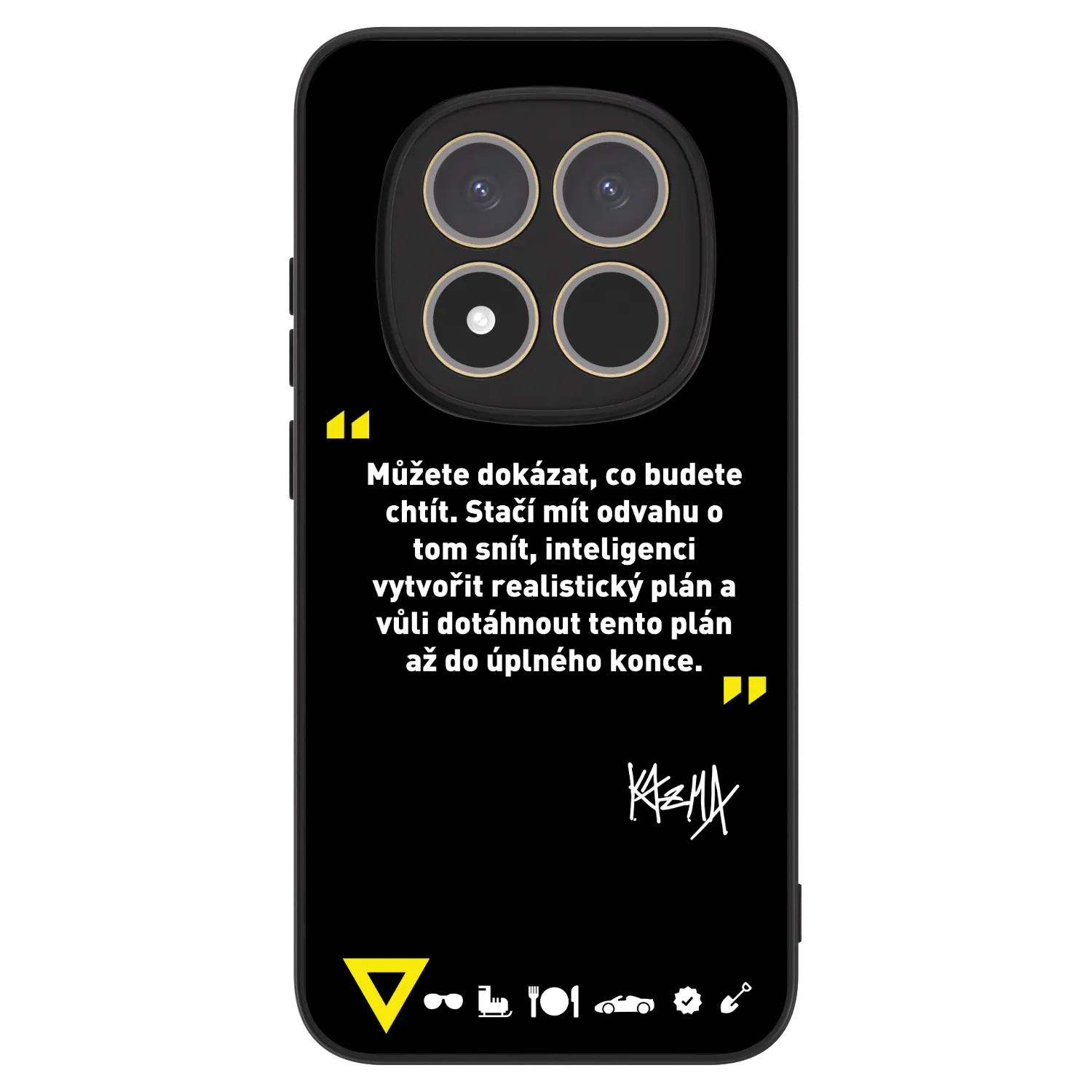 Picasee ULTIMATE CASE pro Xiaomi Redmi Note 15 Pro 5G - Kazma - MŮŽETE DOKÁZAT, CO BUDETE CHTÍT