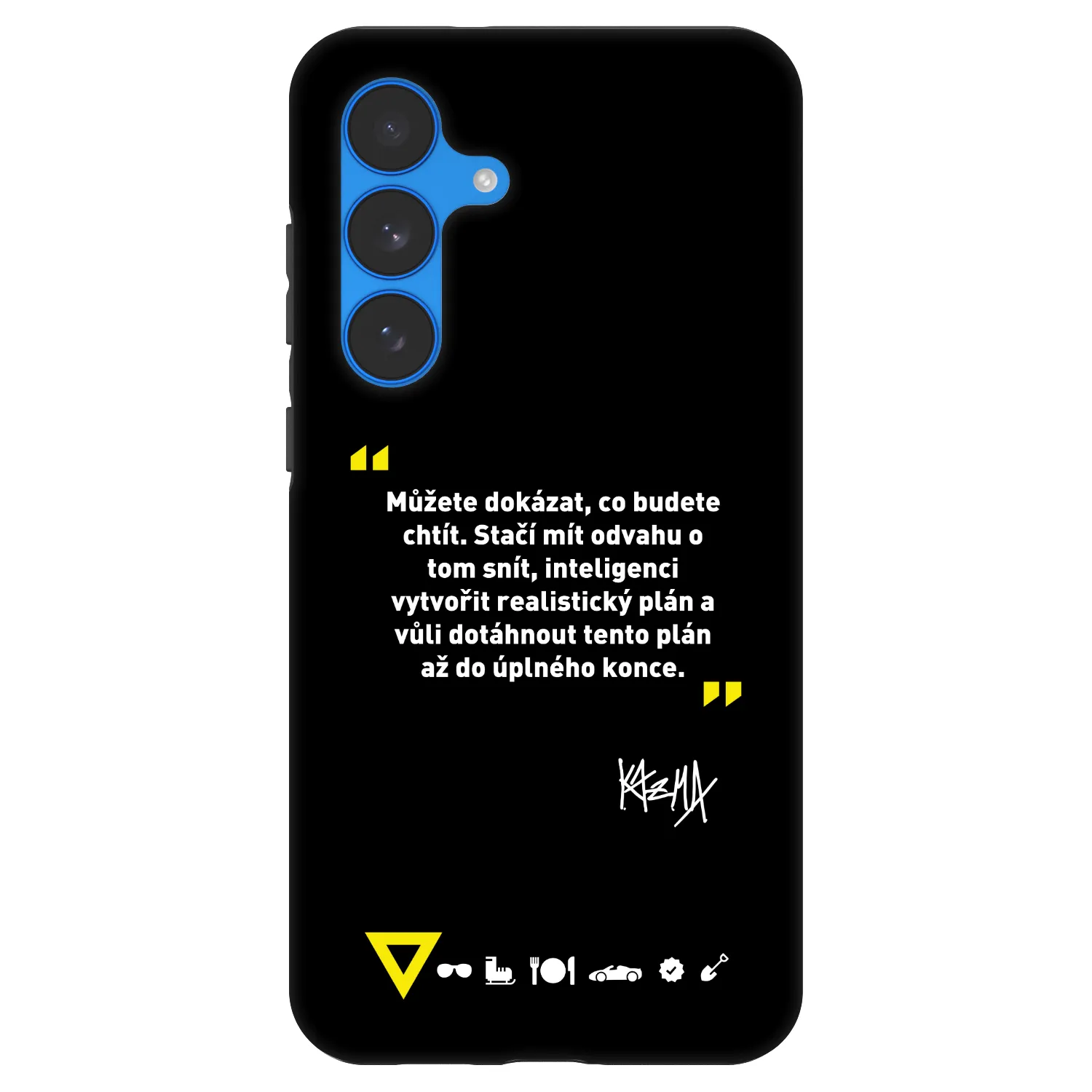 Picasee Fashion Case pro Samsung Galaxy S25 FE 5G - Kazma - MŮŽETE DOKÁZAT, CO BUDETE CHTÍT