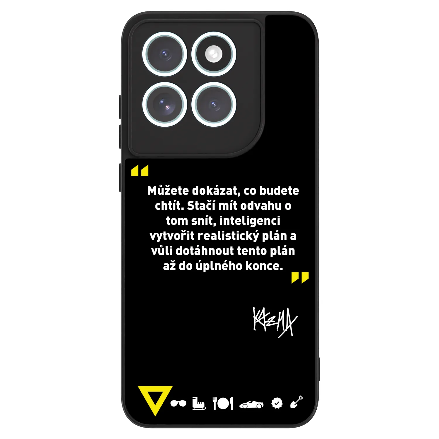 Picasee ULTIMATE CASE pro Motorola Edge 70 Fusion - Kazma - MŮŽETE DOKÁZAT, CO BUDETE CHTÍT