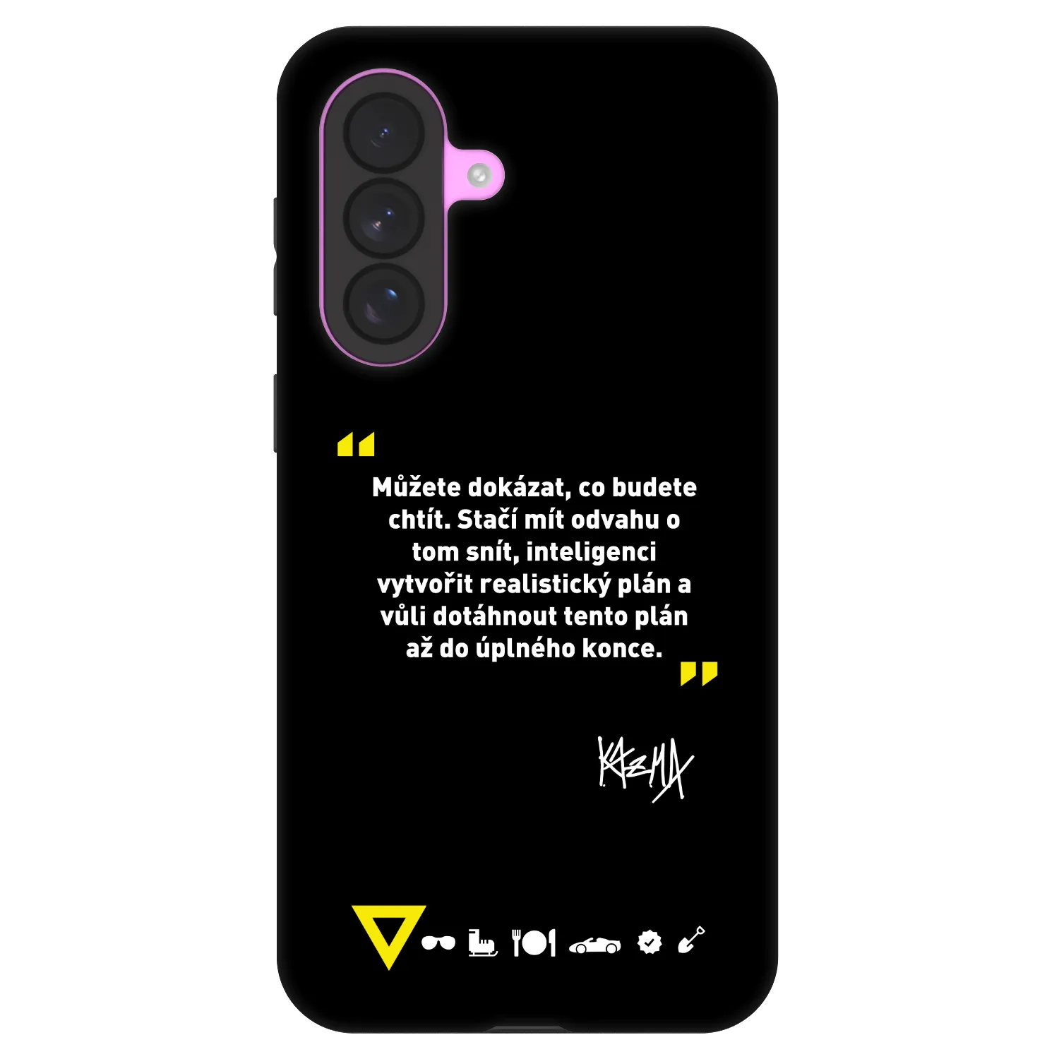 Picasee Fashion Case pro Samsung Galaxy A37 - Kazma - MŮŽETE DOKÁZAT, CO BUDETE CHTÍT