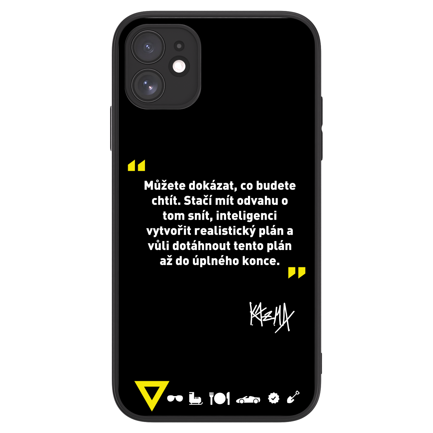 Picasee ULTIMATE CASE pro Apple iPhone 11 - Kazma - MŮŽETE DOKÁZAT, CO BUDETE CHTÍT