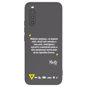 Obal pro Sony Xperia 10 II - Kazma - MŮŽETE DOKÁZAT, CO BUDETE CHTÍT