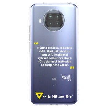 Picasee silikonový průhledný obal pro Xiaomi Mi 10T Lite - Kazma - MŮŽETE DOKÁZAT, CO BUDETE CHTÍT