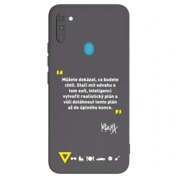 Obal pro Samsung Galaxy M11 - Kazma - MŮŽETE DOKÁZAT, CO BUDETE CHTÍT