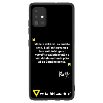 Picasee ULTIMATE CASE pro Samsung Galaxy A51 A515F - Kazma - MŮŽETE DOKÁZAT, CO BUDETE CHTÍT