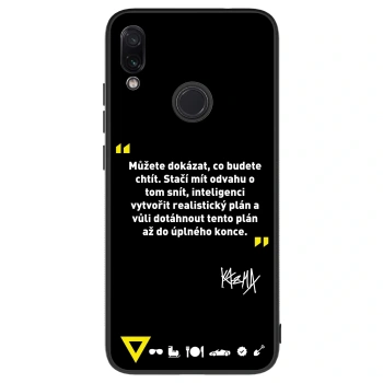 Obal pro Xiaomi Redmi Note 7 - Kazma - MŮŽETE DOKÁZAT, CO BUDETE CHTÍT