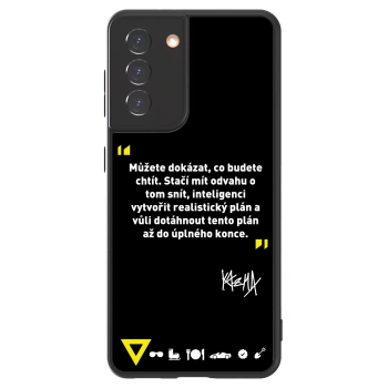 Picasee ULTIMATE CASE pro Samsung Galaxy S21 5G G991B - Kazma - MŮŽETE DOKÁZAT, CO BUDETE CHTÍT