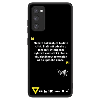 Picasee ULTIMATE CASE pro Samsung Galaxy S20 FE - Kazma - MŮŽETE DOKÁZAT, CO BUDETE CHTÍT