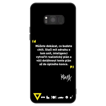 Obal pro Samsung Galaxy S8 G950F - Kazma - MŮŽETE DOKÁZAT, CO BUDETE CHTÍT