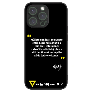 Picasee ULTIMATE CASE pro Apple iPhone 13 Pro - Kazma - MŮŽETE DOKÁZAT, CO BUDETE CHTÍT