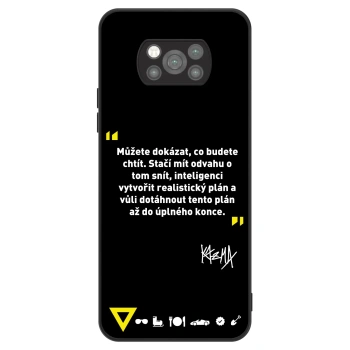 Obal pro Xiaomi Poco X3 Pro - Kazma - MŮŽETE DOKÁZAT, CO BUDETE CHTÍT