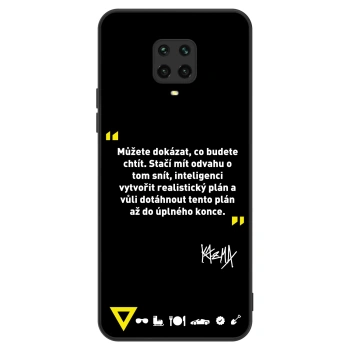 Obal pro Xiaomi Redmi Note 9S - Kazma - MŮŽETE DOKÁZAT, CO BUDETE CHTÍT