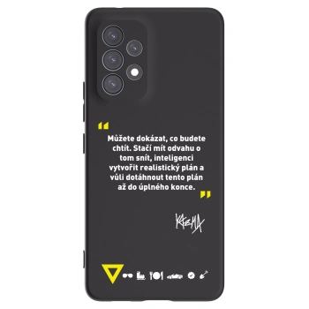 Picasee silikonový černý obal pro Samsung Galaxy A53 5G A536 - Kazma - MŮŽETE DOKÁZAT, CO BUDETE CHTÍT