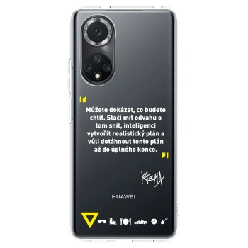 Picasee silikonový průhledný obal pro Huawei Nova 9 SE - Kazma - MŮŽETE DOKÁZAT, CO BUDETE CHTÍT