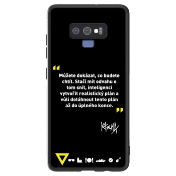 Obal pro Samsung Galaxy Note 9 N960F - Kazma - MŮŽETE DOKÁZAT, CO BUDETE CHTÍT