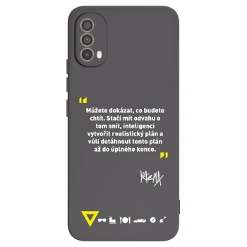 Obal pro Motorola Moto E40 - Kazma - MŮŽETE DOKÁZAT, CO BUDETE CHTÍT
