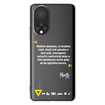 Picasee silikonový průhledný obal pro Honor X7 - Kazma - MŮŽETE DOKÁZAT, CO BUDETE CHTÍT