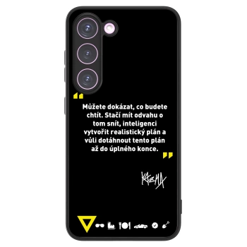 Picasee ULTIMATE CASE pro Samsung Galaxy S23 5G - Kazma - MŮŽETE DOKÁZAT, CO BUDETE CHTÍT