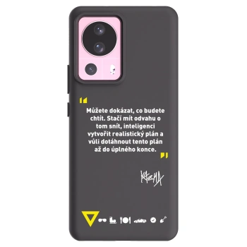 Picasee silikonový černý obal pro Xiaomi 13 Lite - Kazma - MŮŽETE DOKÁZAT, CO BUDETE CHTÍT