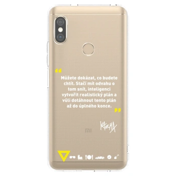 Obal pro Xiaomi Redmi Note 5 Global - Kazma - MŮŽETE DOKÁZAT, CO BUDETE CHTÍT