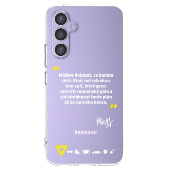 Picasee silikonový průhledný obal pro Samsung Galaxy A54 5G A546B - Kazma - MŮŽETE DOKÁZAT, CO BUDETE CHTÍT