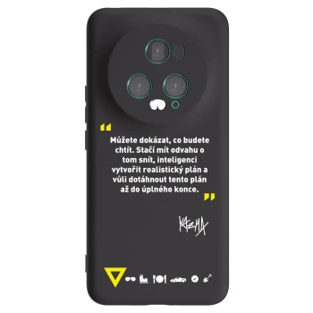 Picasee silikonový černý obal pro Honor Magic5 Pro - Kazma - MŮŽETE DOKÁZAT, CO BUDETE CHTÍT