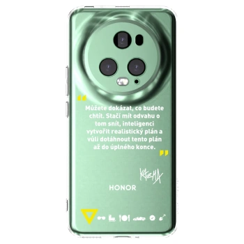 Picasee silikonový průhledný obal pro Honor Magic5 Pro - Kazma - MŮŽETE DOKÁZAT, CO BUDETE CHTÍT