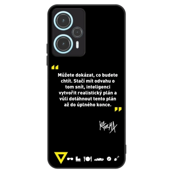 Obal pro Xiaomi Poco F5 - Kazma - MŮŽETE DOKÁZAT, CO BUDETE CHTÍT
