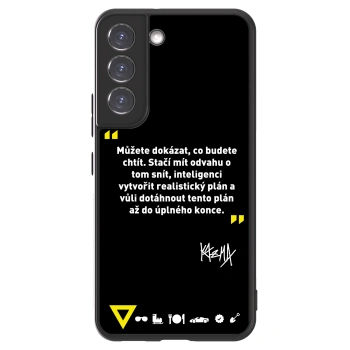 Picasee ULTIMATE CASE PowerShare pro Samsung Galaxy S22 5G - Kazma - MŮŽETE DOKÁZAT, CO BUDETE CHTÍT