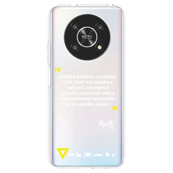 Picasee silikonový průhledný obal pro Honor Magic4 Lite 5G - Kazma - MŮŽETE DOKÁZAT, CO BUDETE CHTÍT