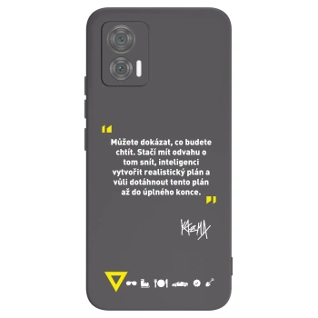 Obal pro Motorola Edge 30 Neo - Kazma - MŮŽETE DOKÁZAT, CO BUDETE CHTÍT