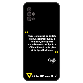 Obal pro Motorola Moto G30 - Kazma - MŮŽETE DOKÁZAT, CO BUDETE CHTÍT