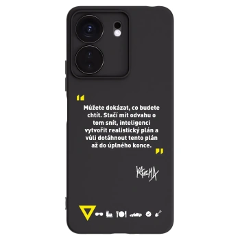 Picasee silikonový černý obal pro Xiaomi Redmi 13C 4G - Kazma - MŮŽETE DOKÁZAT, CO BUDETE CHTÍT