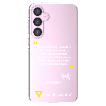 Picasee silikonový průhledný obal pro Samsung Galaxy A55 5G A556B - Kazma - MŮŽETE DOKÁZAT, CO BUDETE CHTÍT