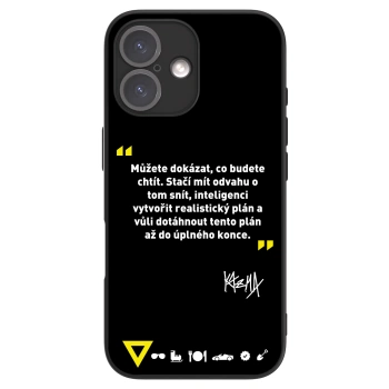 Picasee ULTIMATE CASE MagSafe pro Apple iPhone 16 - Kazma - MŮŽETE DOKÁZAT, CO BUDETE CHTÍT