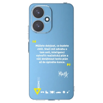 Picasee silikonový průhledný obal pro Xiaomi Redmi 13C 5G - Kazma - MŮŽETE DOKÁZAT, CO BUDETE CHTÍT