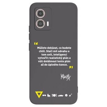 Obal pro Motorola Moto G53 5G - Kazma - MŮŽETE DOKÁZAT, CO BUDETE CHTÍT