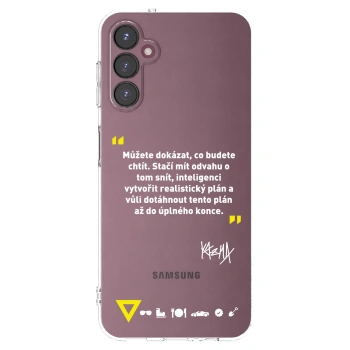 Picasee silikonový průhledný obal pro Samsung Galaxy A05s A057G - Kazma - MŮŽETE DOKÁZAT, CO BUDETE CHTÍT