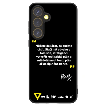 Picasee ULTIMATE CASE PowerShare pro Samsung Galaxy S24 FE S721B - Kazma - MŮŽETE DOKÁZAT, CO BUDETE CHTÍT