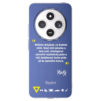 Picasee silikonový průhledný obal pro Xiaomi Redmi 14C - Kazma - MŮŽETE DOKÁZAT, CO BUDETE CHTÍT